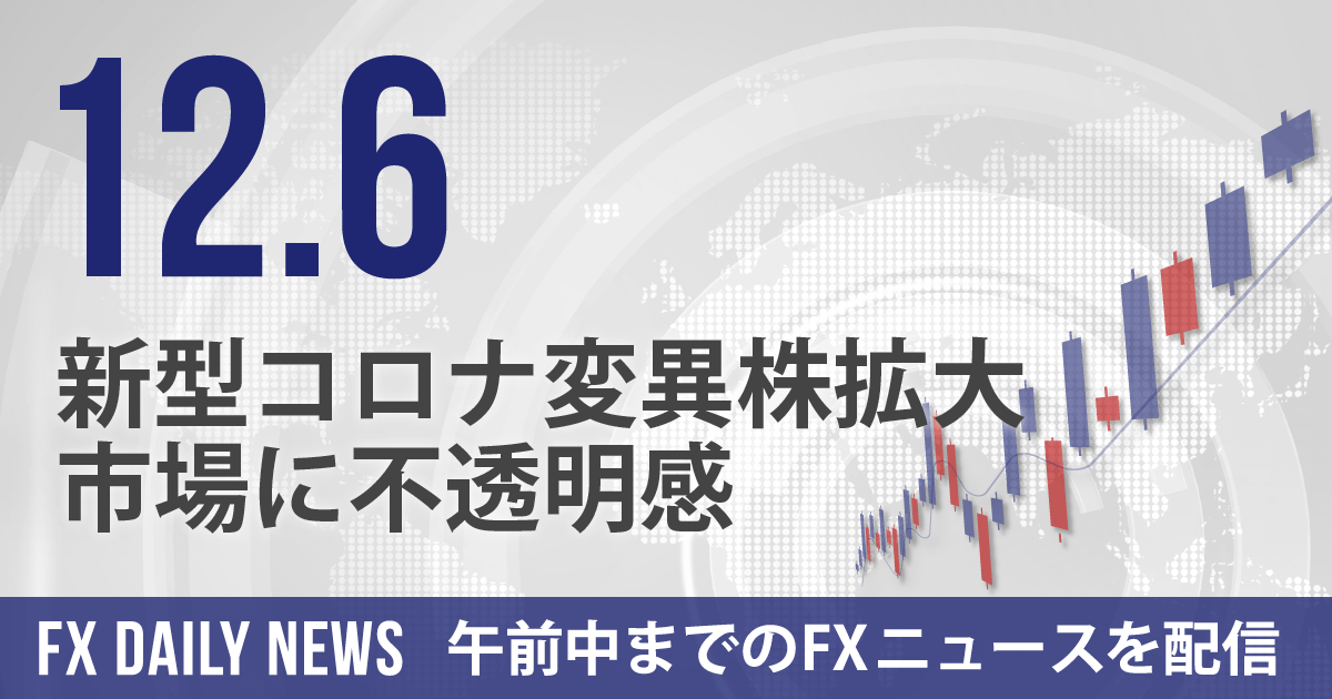 新型コロナ変異株拡大、市場に不透明感