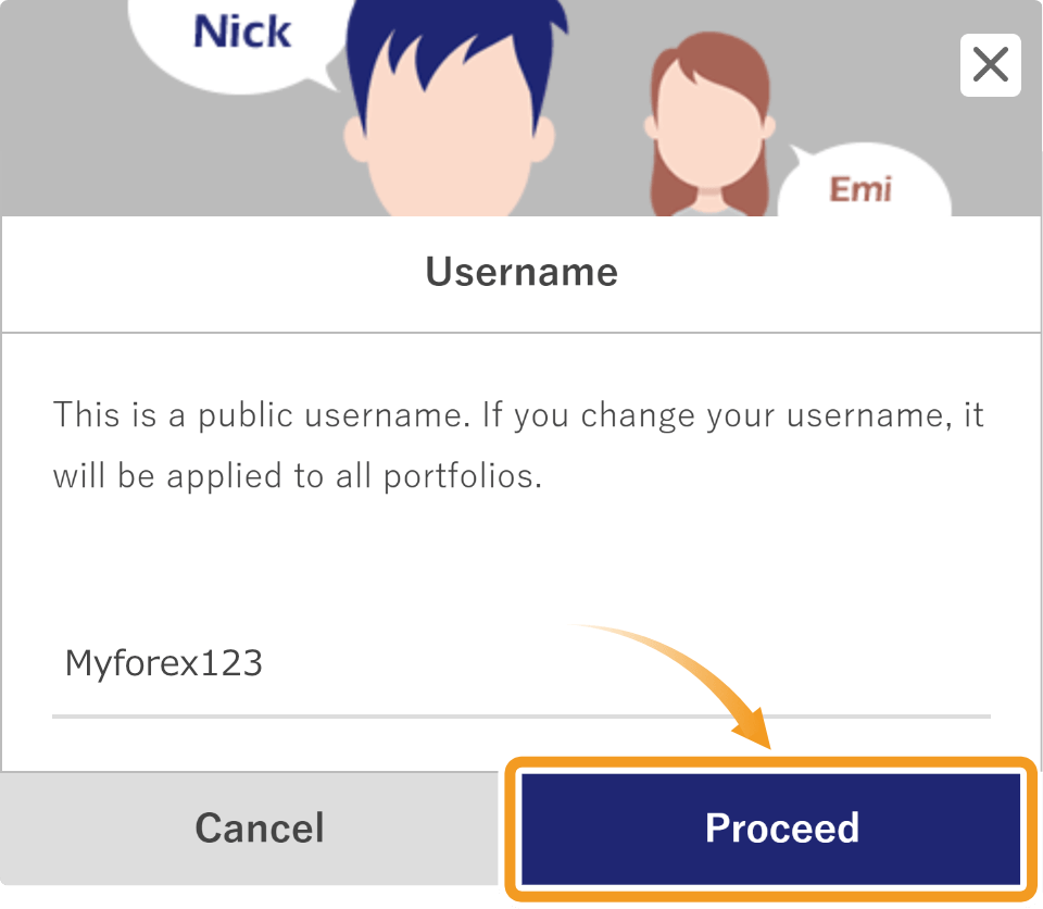 Change username 2