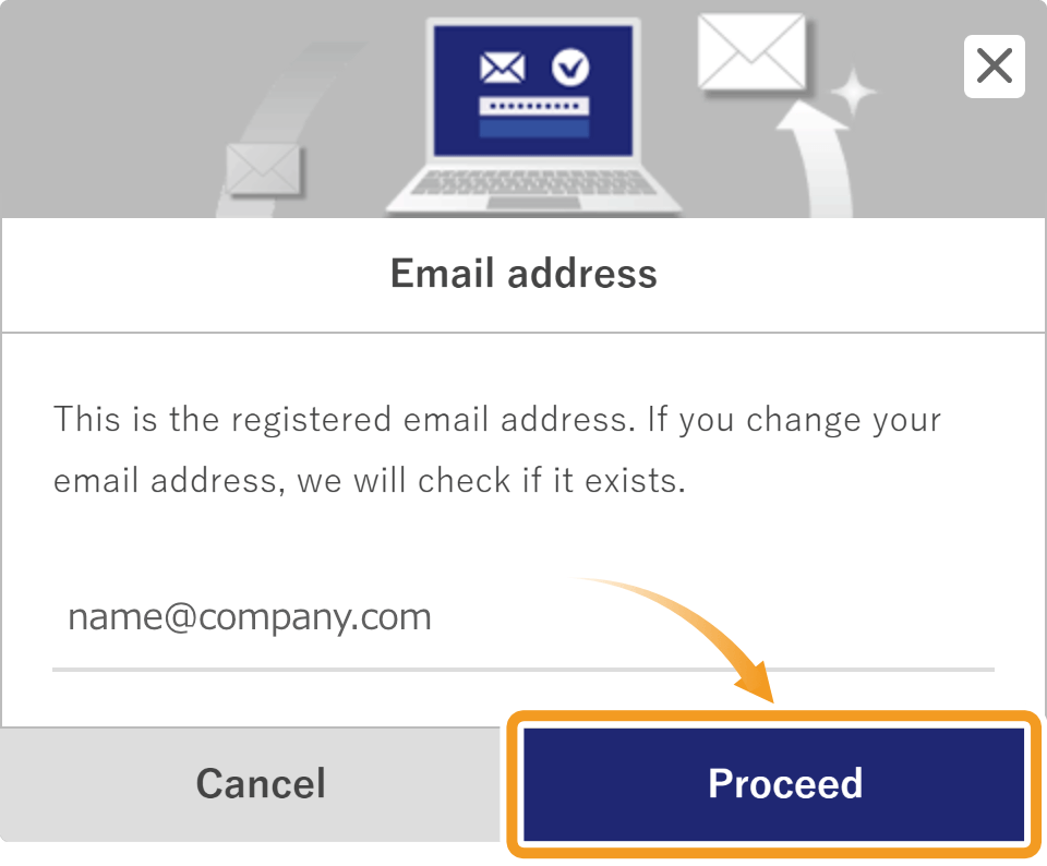 Change email address 2