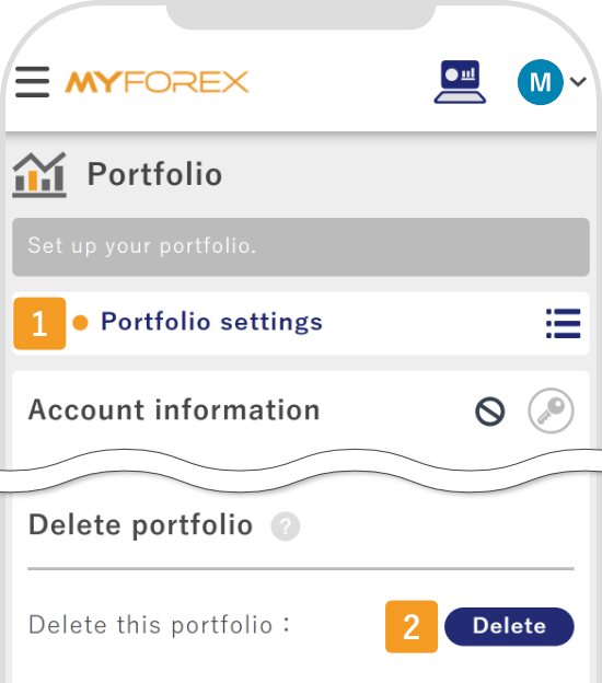 Delete your portfolio 1