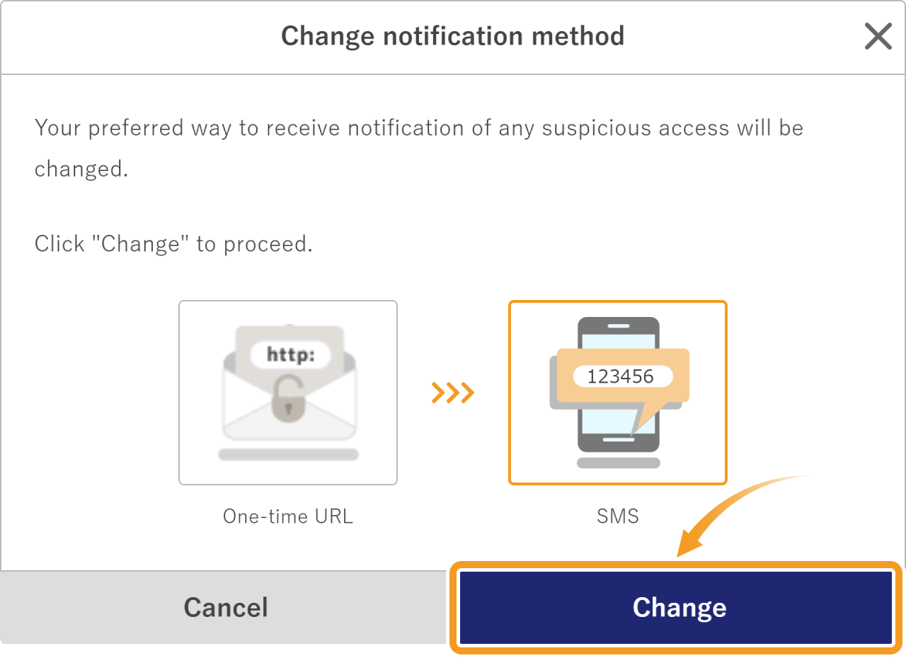 Change notification method 2