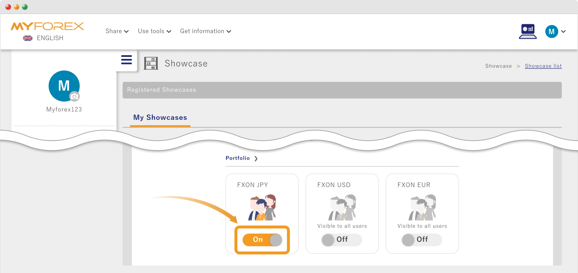 Portfolio Visibility Settings