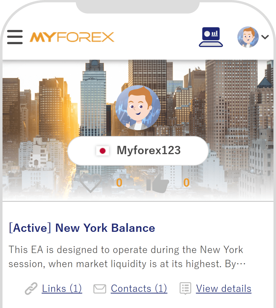 Create a showcase for each EA