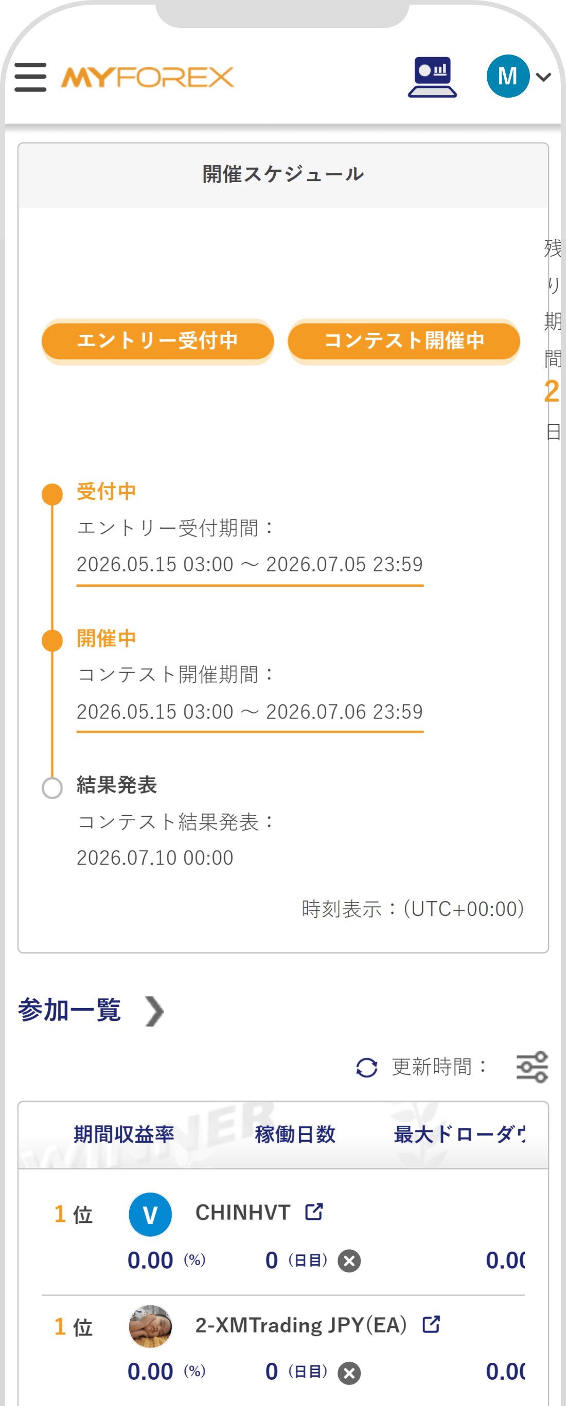 リーダーボード