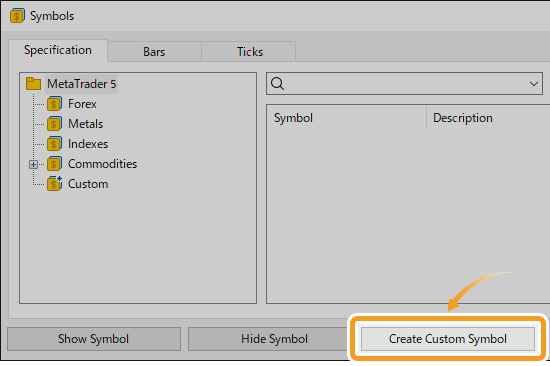 Click Create Custom Symbol