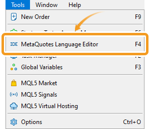 MetaQuotes Language Editor