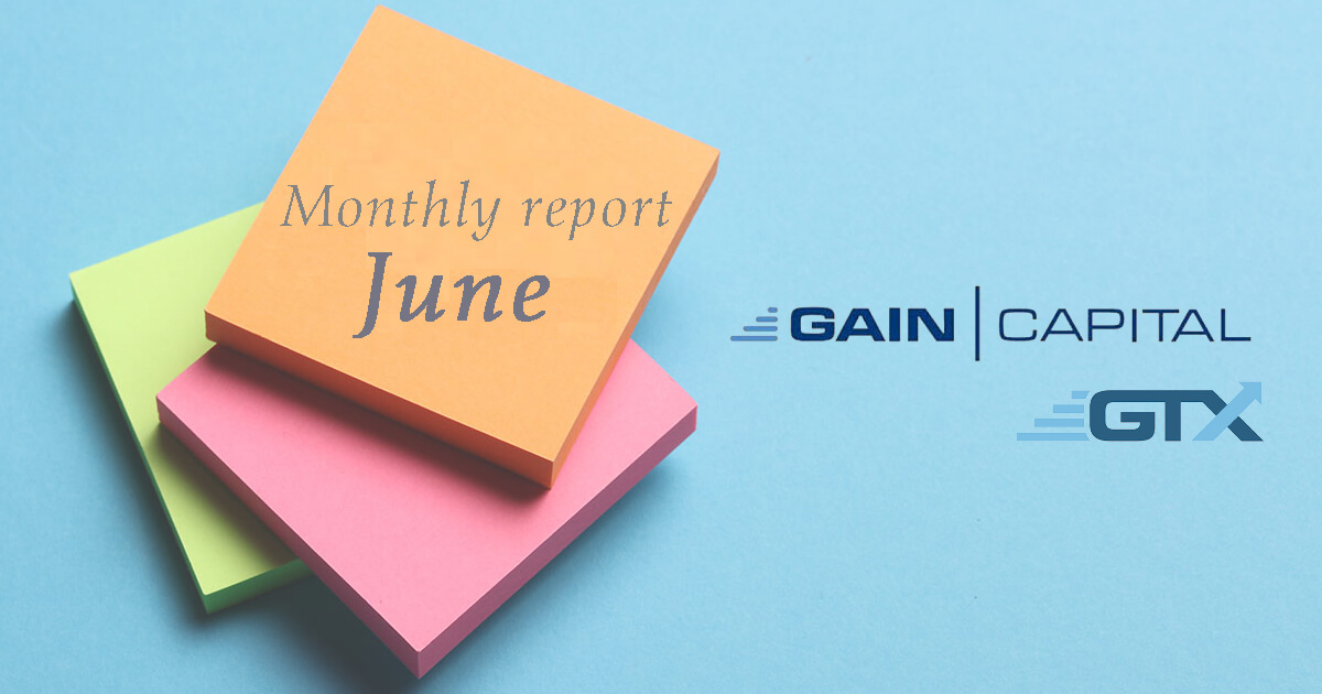 GAIN 法人GTX部門の6月期売上高は前月比12％減