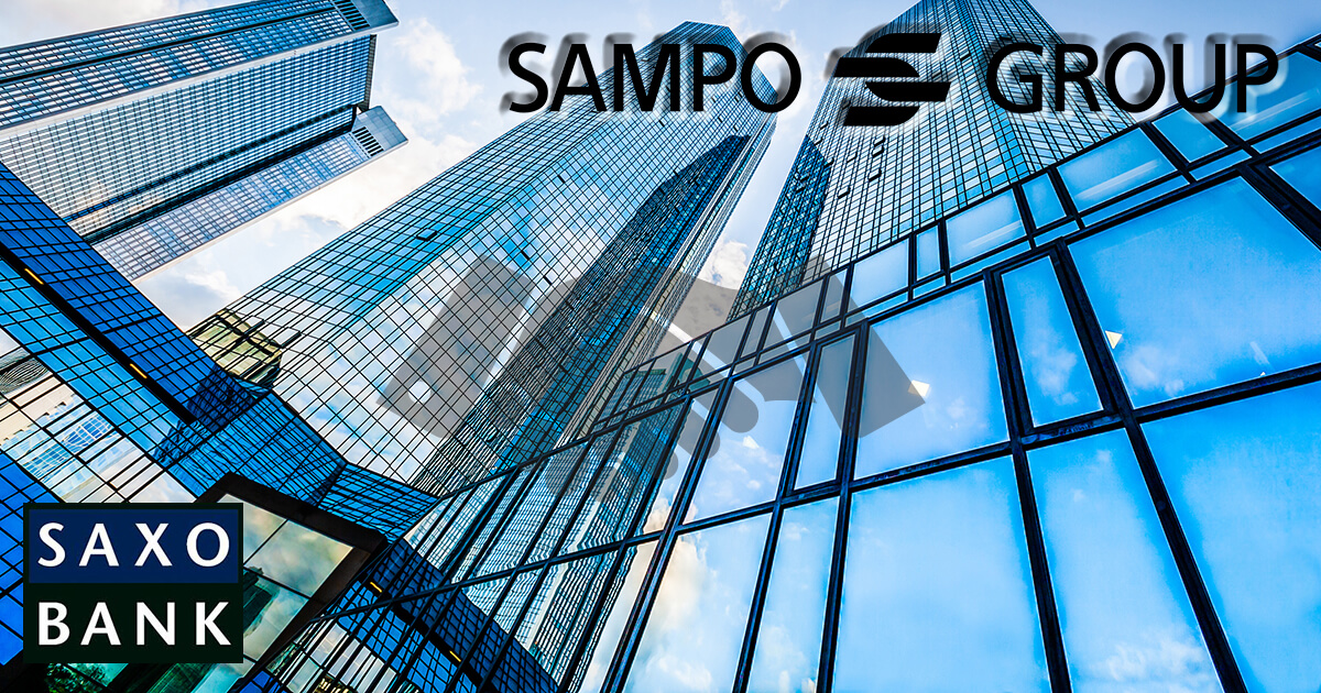 Sampo、サクソバンクの株式19.9％を買収
