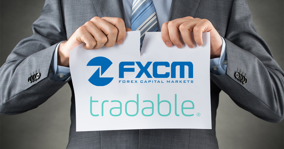 Tradable、FXCMとの連携終了を発表