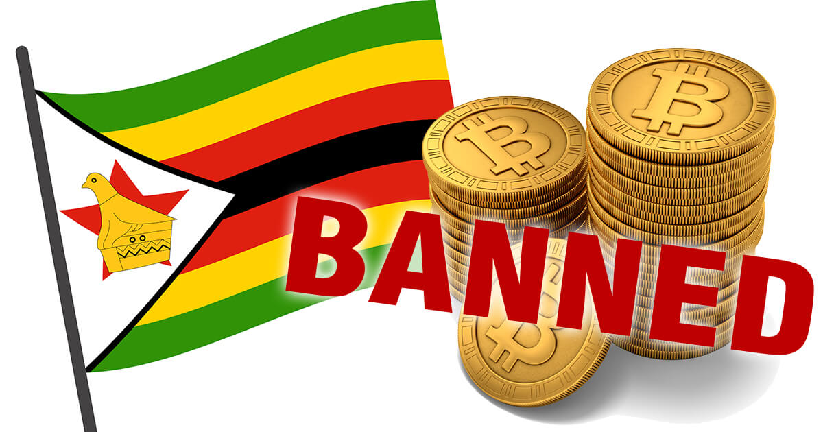 ジンバブエ政府、金融機関へ仮想通貨関連業務禁止を命じる