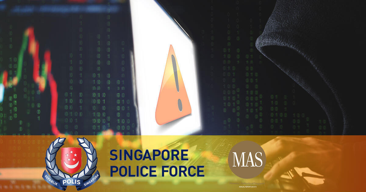 シンガポール、未登録ブローカーによる詐欺に注意喚起