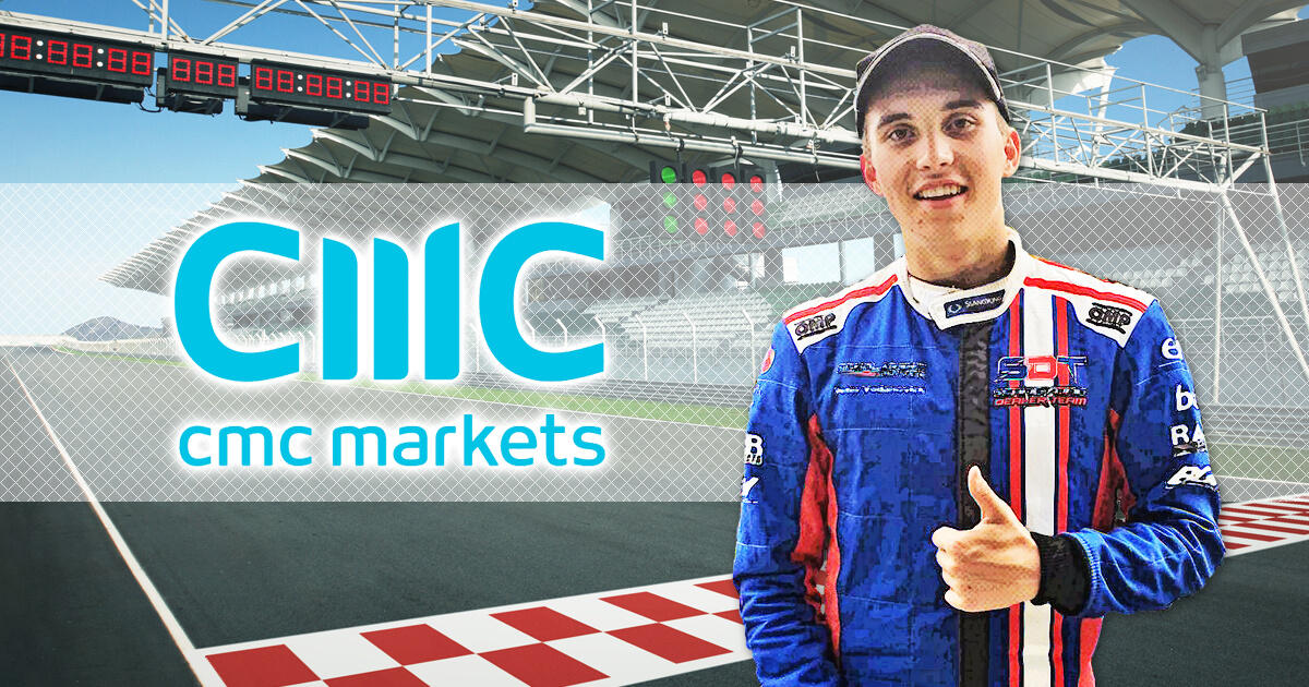 CMC Markets、カーレーサーのVodanovich氏とスポンサー契約を締結