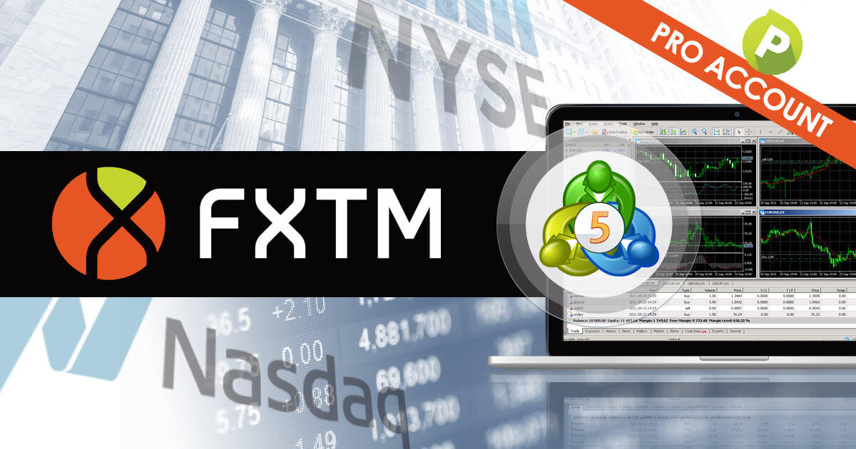 FXTM、MT5のFXTM Pro口座で米国株式取引を開始