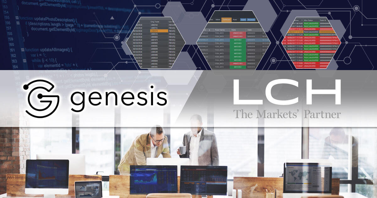 ソフトウェア開発Genesis、英国の中央清算機関LCHと提携
