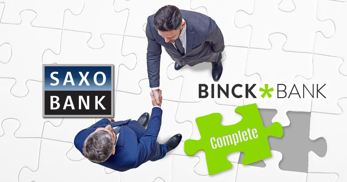 サクソバンク、蘭ブローカーBinckBankの買収を完了