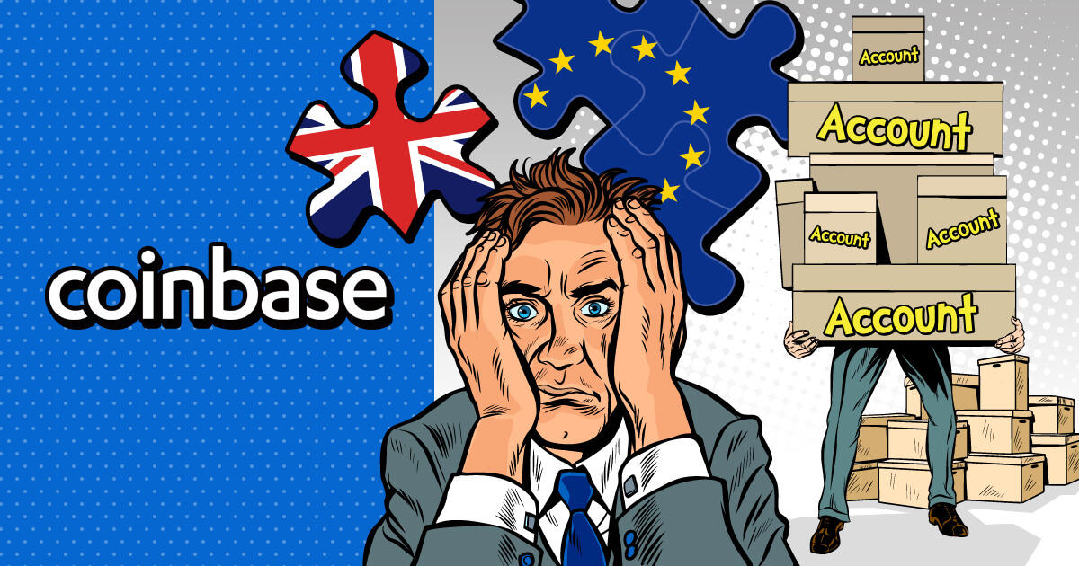 コインベース、英国のEU離脱に備えて取引口座移管を検討