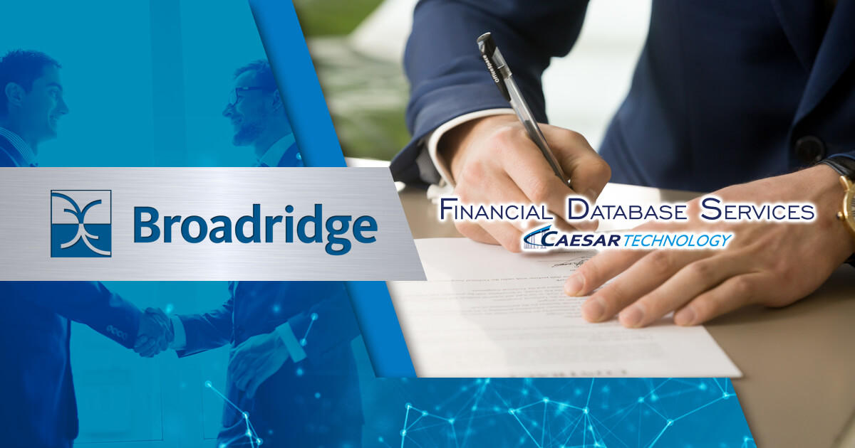 ブロードリッジ、金融サービス業者Financial Database Servicesを買収