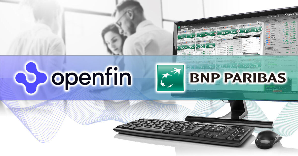 OpenFin、BNPパリバと提携