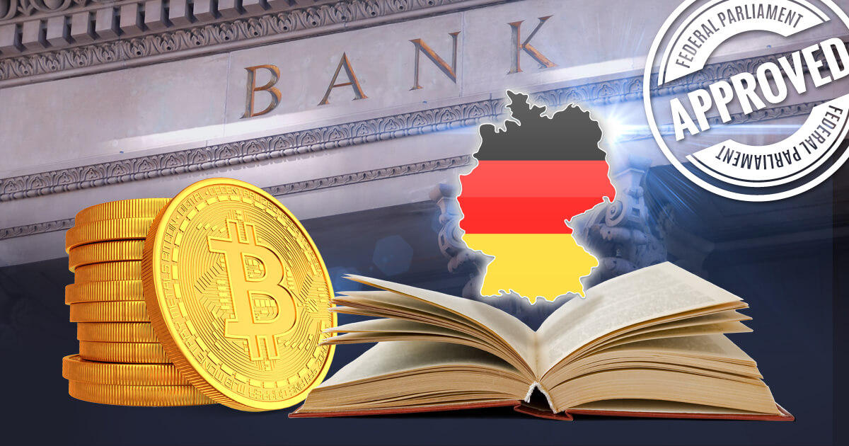 ドイツ議会が銀行の仮想通貨取り扱いを許可する法案を可決