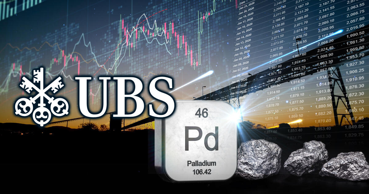 UBS、パラジウム市場はスイートスポットだと指摘