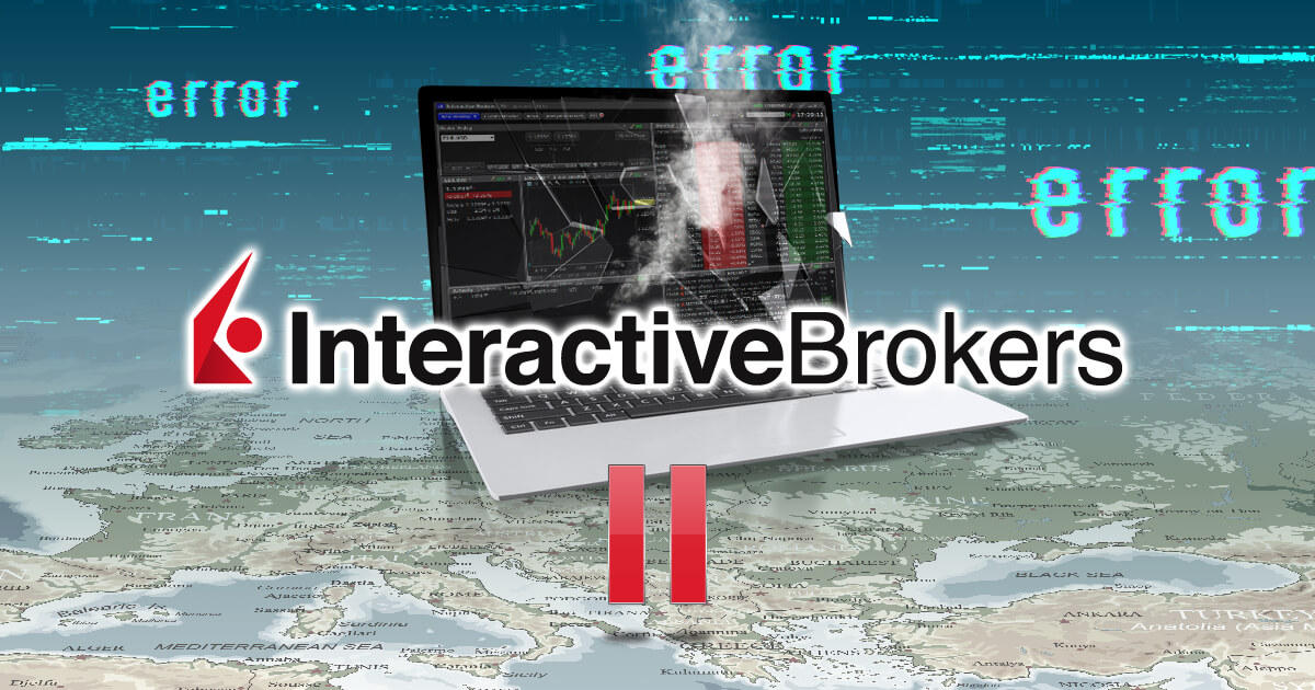 Interactive Brokers、技術的な問題によりウェブサイトが一時ダウン