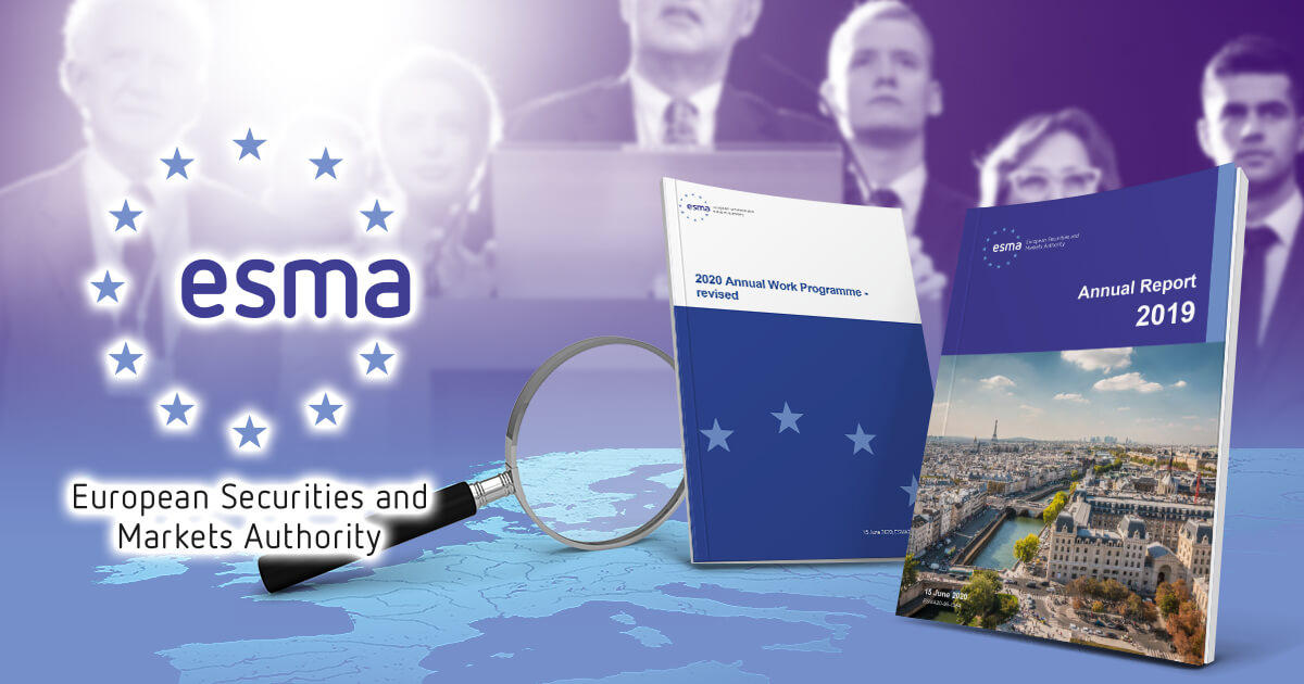 ESMA、2019年の年次報告書及び2020年の監督業務計画の修正版を公表