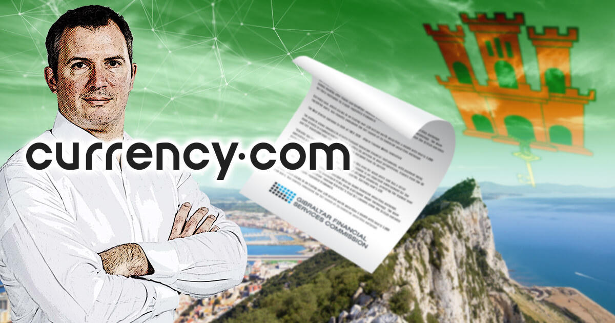 Currency.com、ジブラルタルでDLTライセンスを取得