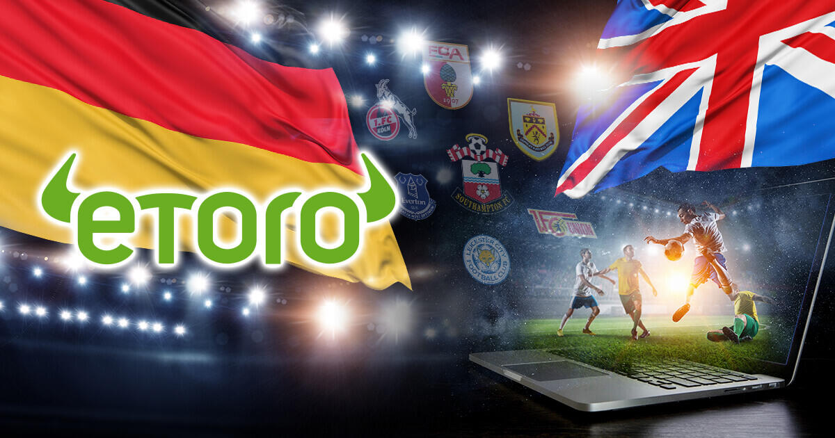 eToro、英独サッカーリーグ所属の12クラブと提携