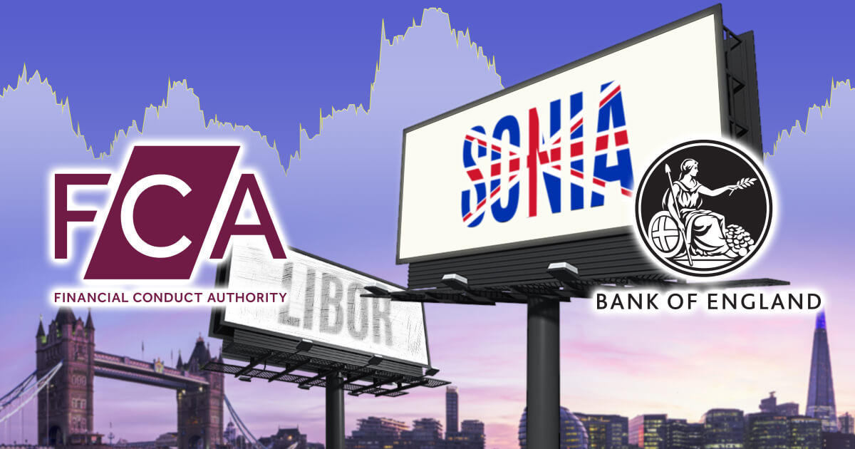 FCAとイングランド銀行、SONIAを参照する取引慣行を推奨