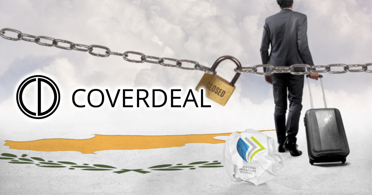 Coverdeal、キプロス投資会社ライセンスを放棄