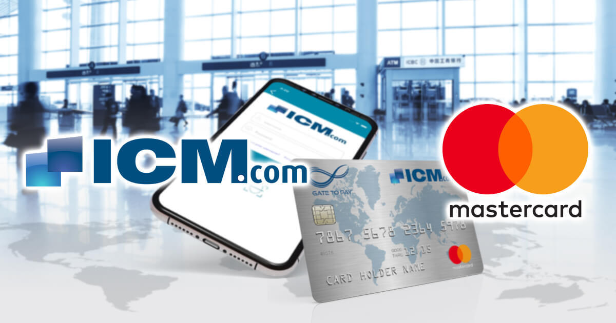 ICM.com、mastercardと提携