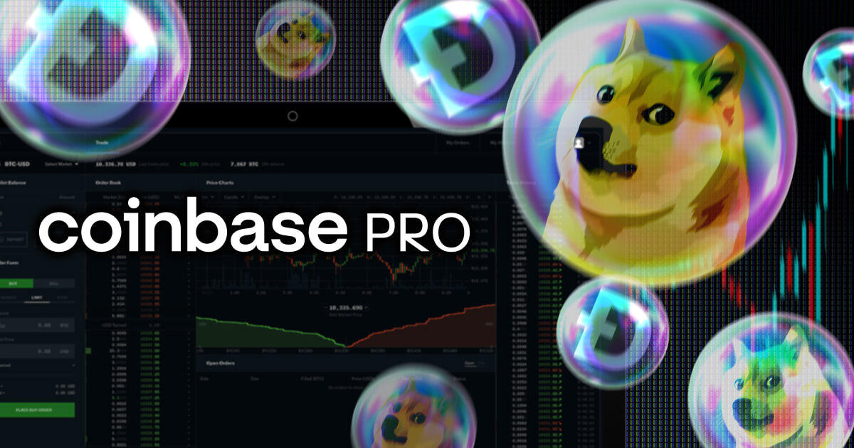 ドージコイン、Coinbase Proへの上場で価格高騰