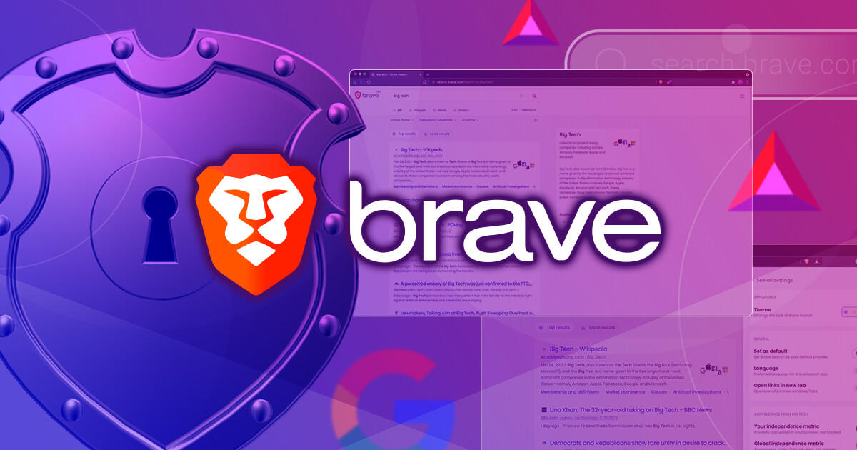 Brave、検索エンジンBrave Searchのベータ版をリリース