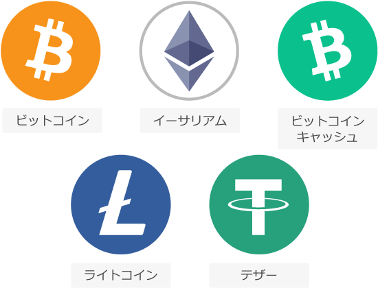 仮想通貨入金のロゴ