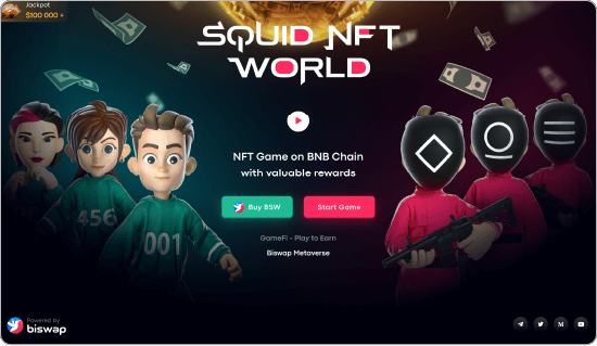 Squid NFT Worldのプロモーション画像