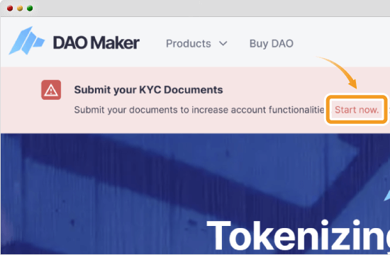 DAO Makerのアカウント開設