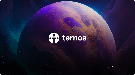 Ternoaのロゴとコンセプト画像
