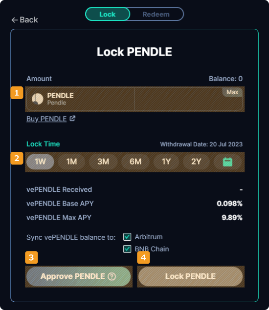 Pendleのロック画面