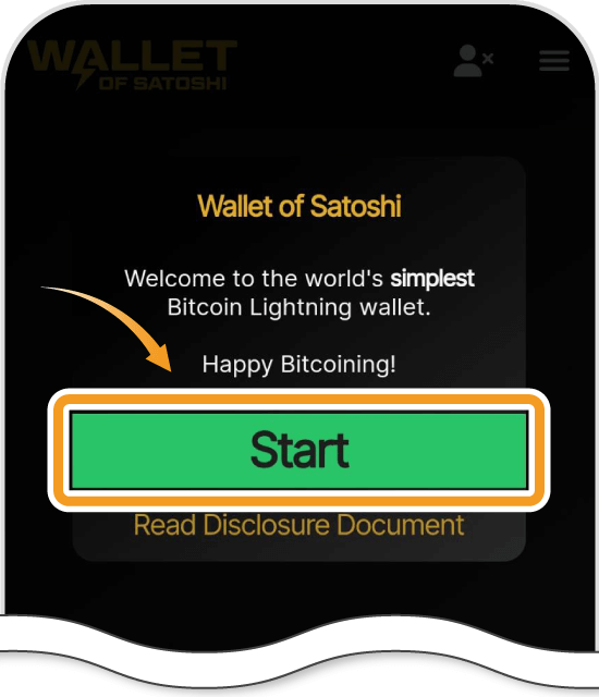 Wallet of Satoshiの登録