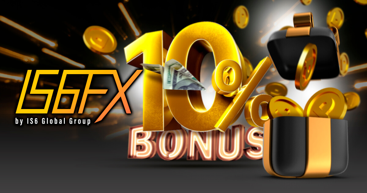 IS6FXが入金10％ボーナス+100ptキャンペーンを開催