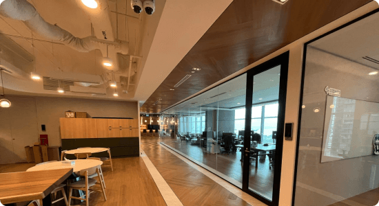 Zoomexのシンガポールオフィスの風景