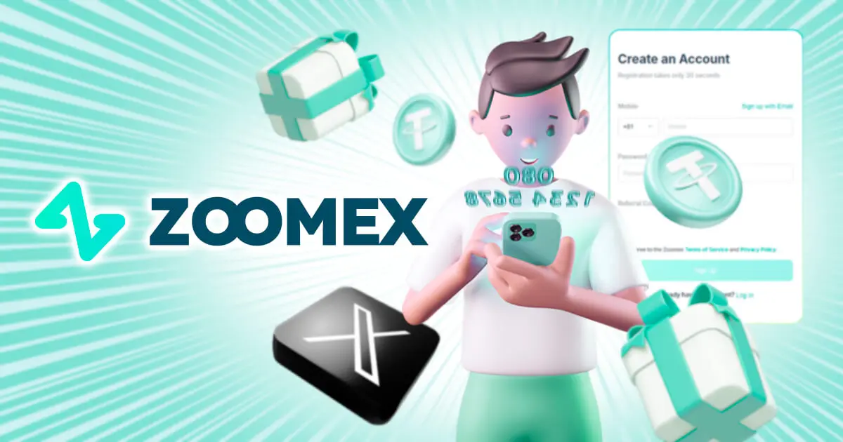 Zoomexが入金不要ボーナスキャンペーンを開催！20USDTのボーナスがもらえる