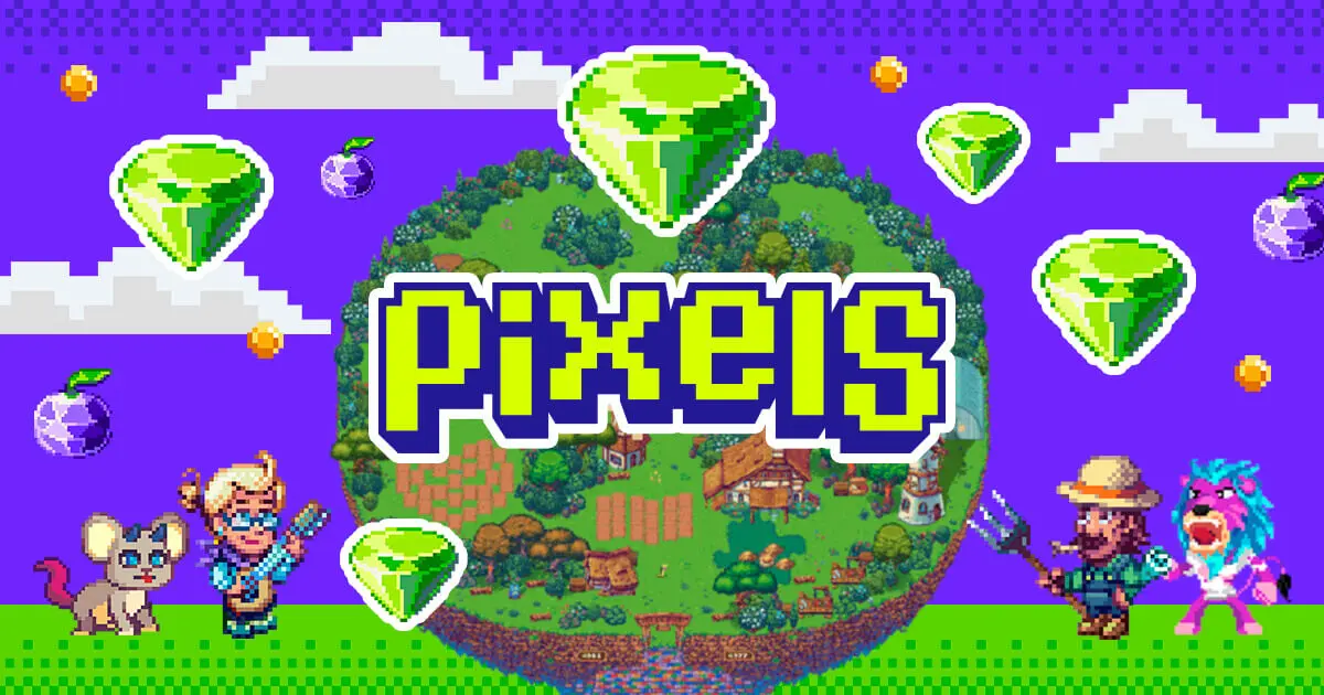 仮想通貨PIXELの将来性は？Ronin Network上のweb3農業ゲーム「Pixels」の独自トークンを解説