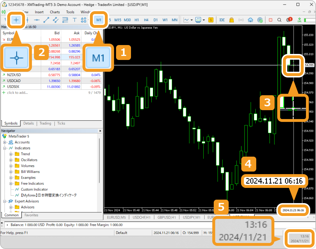 MT4/MT5で基準となっている時間を確認する方法