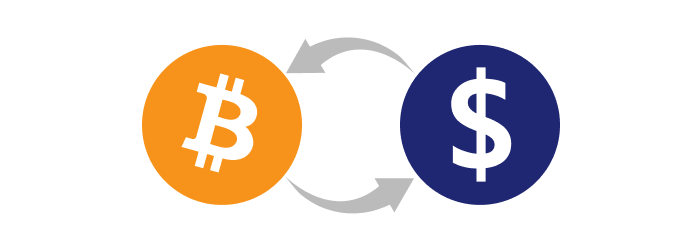 仮想通貨・法定通貨を交換
